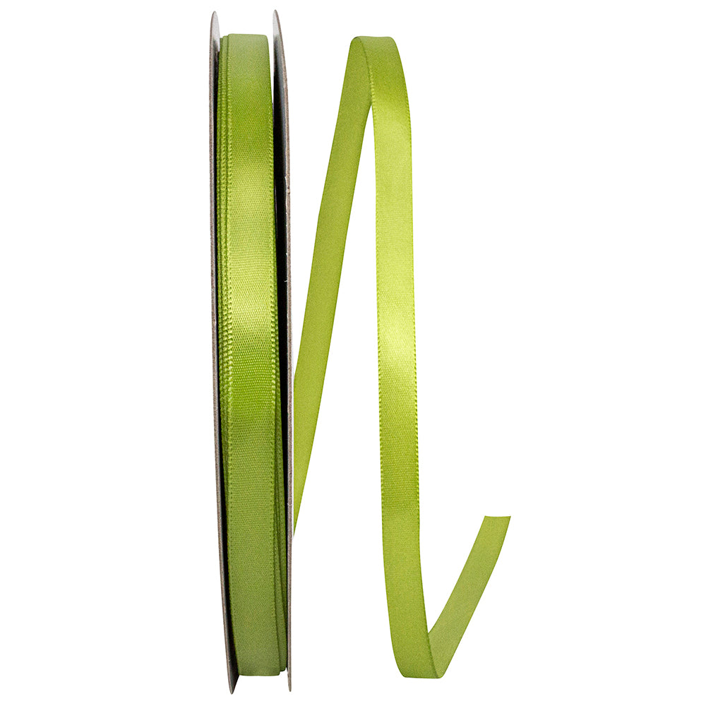 Green 3 8 Inch Double Face Satin Ribbon - Dfs for Wreaths & Bows