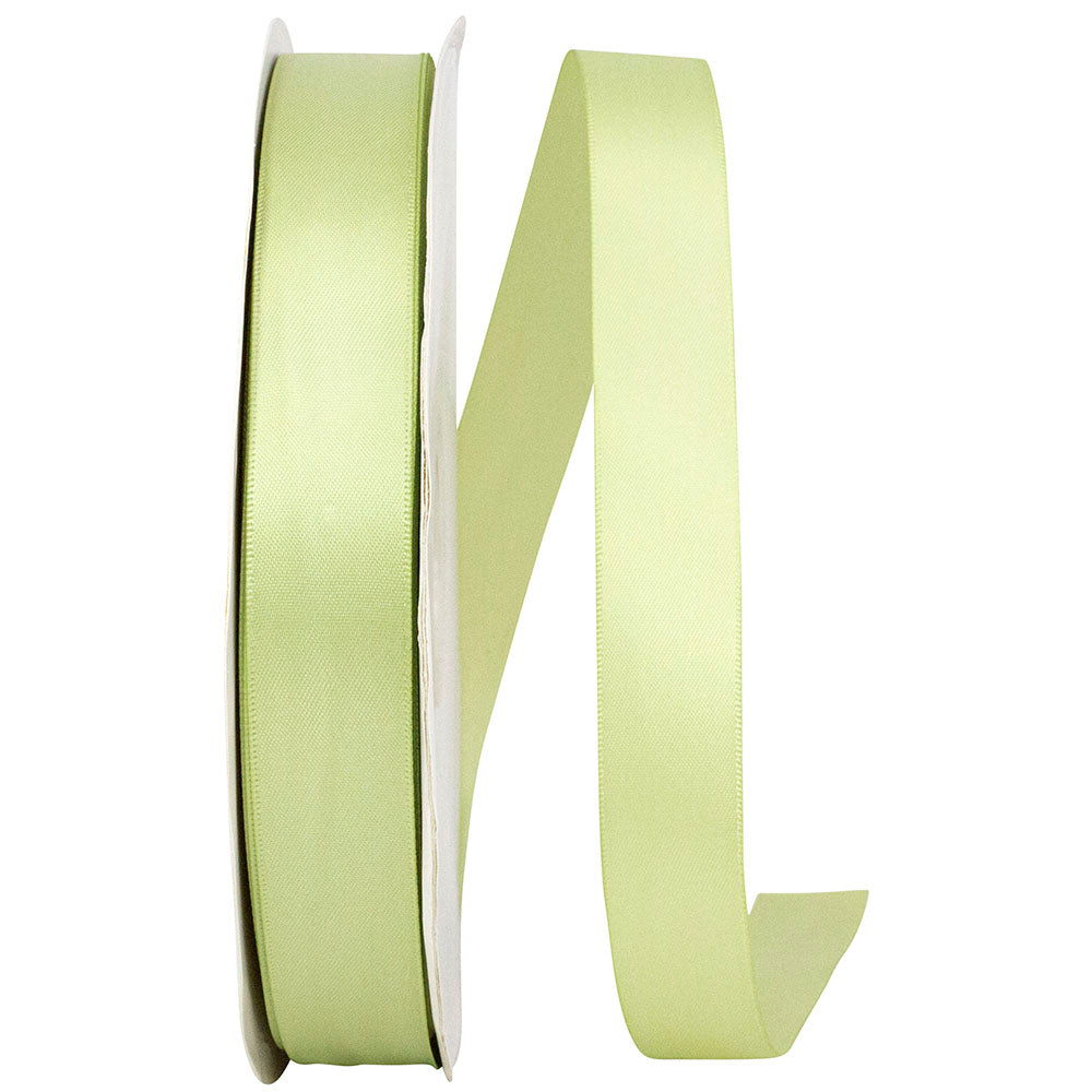Lime 7 8 Inch Double Face Satin Ribbon - Dfs for Wreaths & Bows