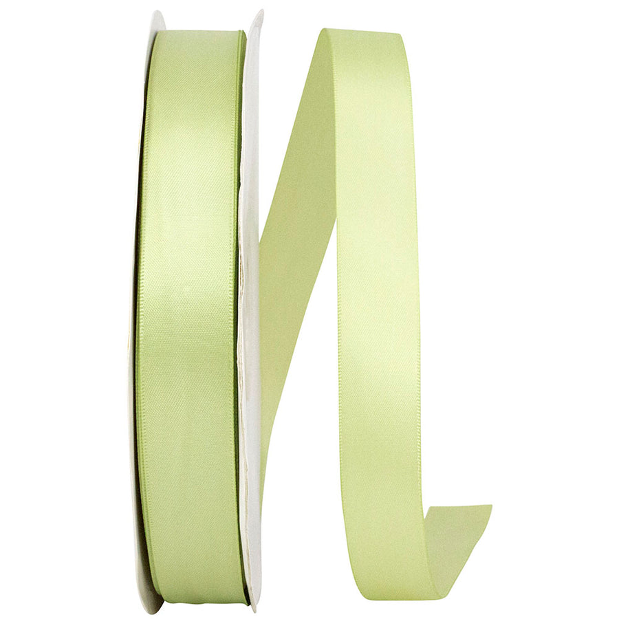 Lime 7 8 Inch Double Face Satin Ribbon - Dfs for Wreaths & Bows