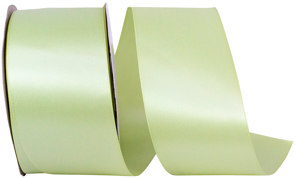 Lime 2-1 2 Inch Double Face Satin Ribbon - Dfs for Wreaths & Bows
