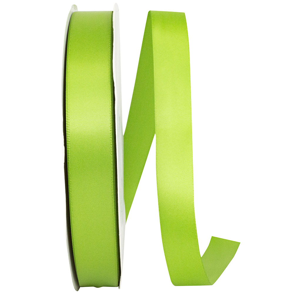 Kiwi 7 8 Inch Double Face Satin Ribbon - Dfs for Wreaths & Bows
