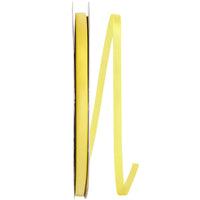 Lemon 1 4 Inch Double Face Satin Ribbon - Dfs for Wreaths & Bows