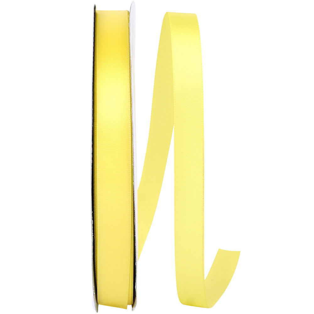 Lemon 5 8 Inch Double Face Satin Ribbon - Dfs for Wreaths & Bows