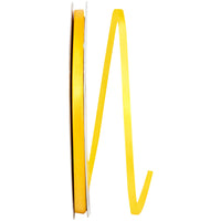 Yellow 1 4 Inch Double Face Satin Ribbon - Dfs for Wreaths & Bows