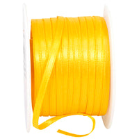 Yellow 1 8 Inch Double Face Satin Ribbon - Dfs for Wreaths & Bows
