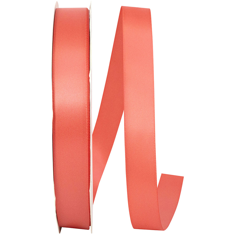 Watermelon 7 8 Inch Double Face Satin Ribbon - Dfs for Wreaths & Bows
