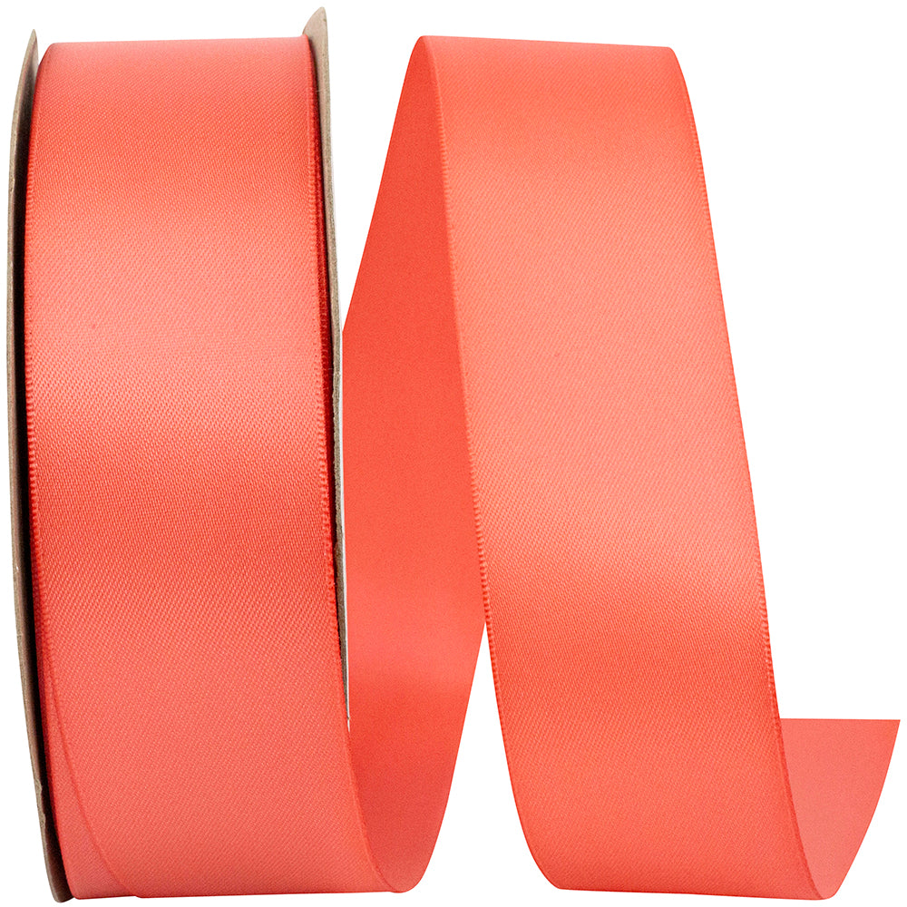 Watermelon 1-1 2 Inch Double Face Satin Ribbon - Dfs for Wreaths & Bows