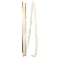Cream 1 4 Inch Double Face Satin Ribbon - Dfs for Wreaths & Bows