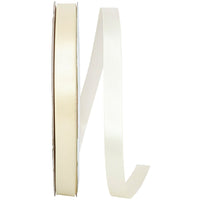 Ivory 5 8 Inch Double Face Satin Ribbon - Dfs for Wreaths & Bows