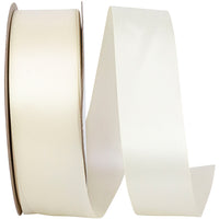 Ivory 1-1 2 Inch Double Face Satin Ribbon - Dfs for Wreaths & Bows