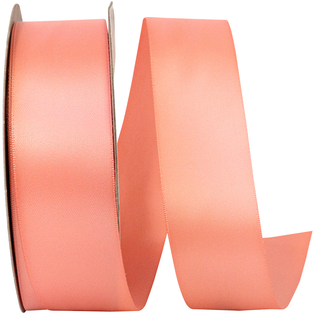 Light 1-1 2 Inch Double Face Satin Ribbon - Dfs for Wreaths & Bows