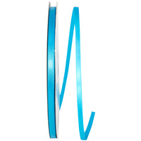 Turquoise Double Face Satin Ribbon 1/4 Inch for Wreaths