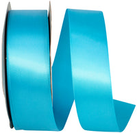 Turquoise Double Face Satin Ribbon 1-1/2 Inch 50Yds