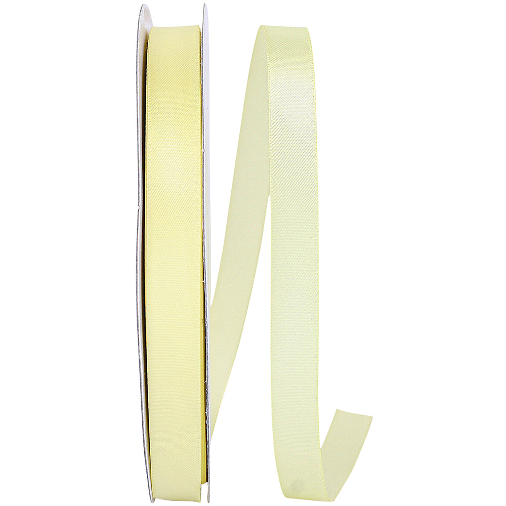 Maize 5 8 Inch Double Face Satin Ribbon - Dfs for Wreaths & Bows