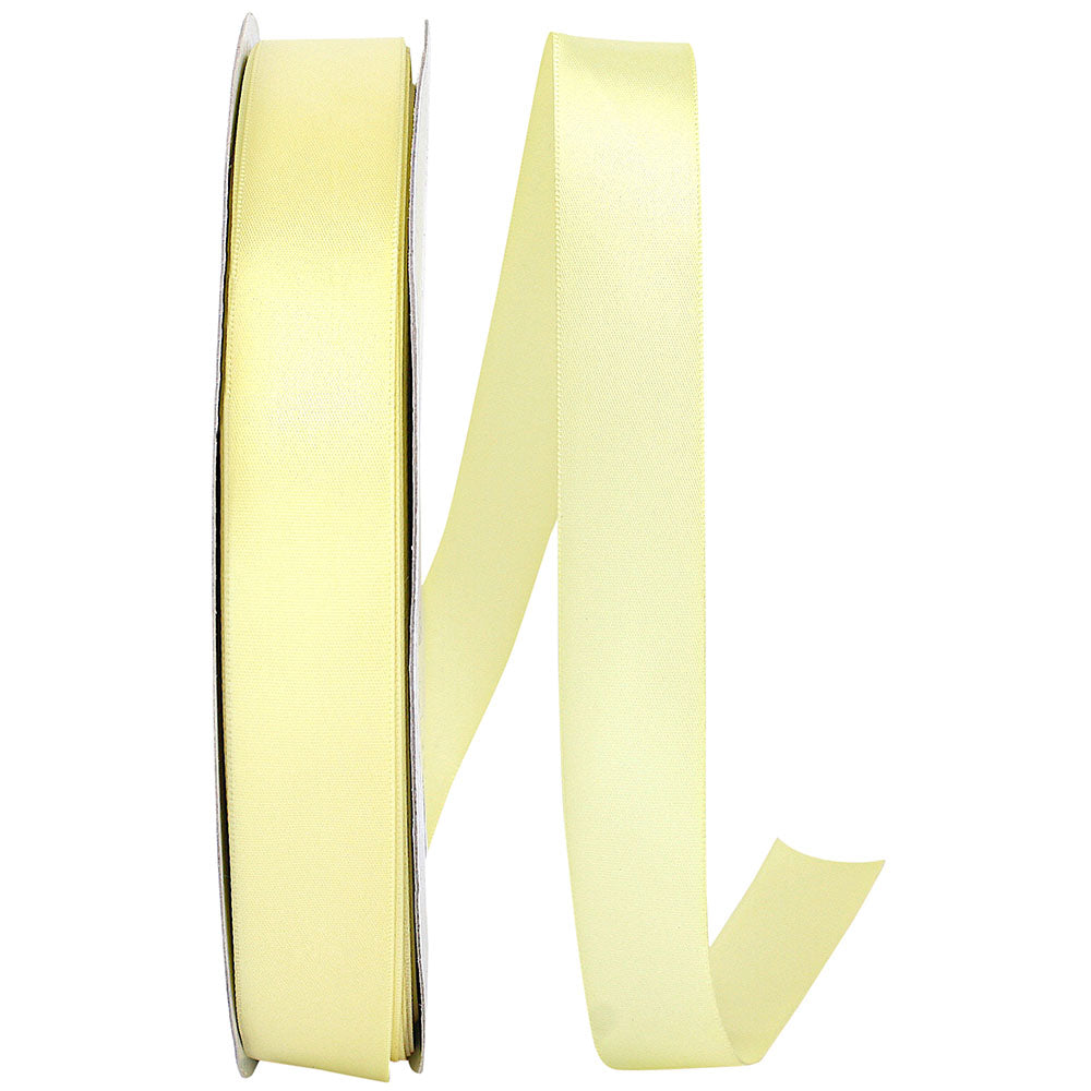 Maize 7 8 Inch Double Face Satin Ribbon - Dfs for Wreaths & Bows
