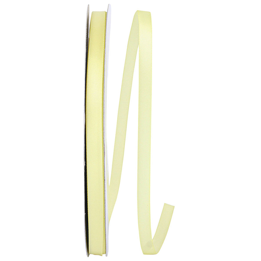 Maize 3 8 Inch Double Face Satin Ribbon - Dfs for Wreaths & Bows