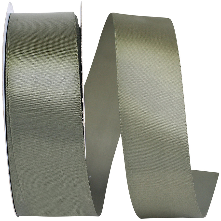 Old 1-1 2 Inch Double Face Satin Ribbon - Dfs for Wreaths & Bows