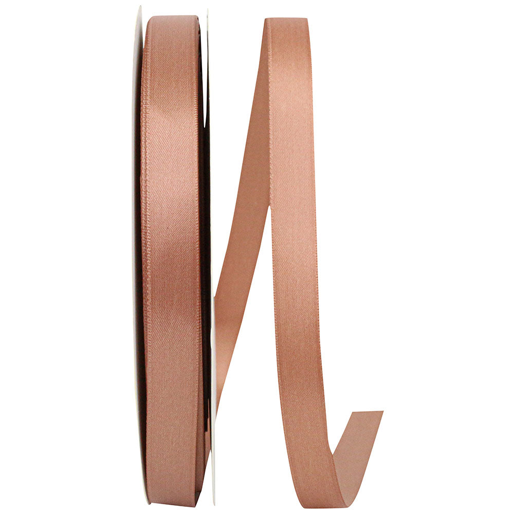 Pecan 5 8 Inch Double Face Satin Dfs - Fashion Colors Ribbon for Wreaths & Bows