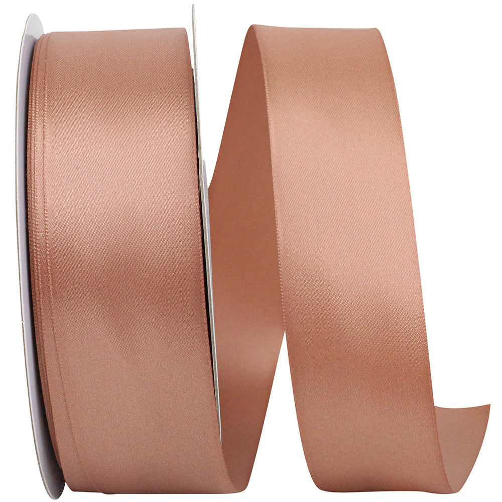 Pecan 1-1 2 Inch Double Face Satin Dfs - Fashion Colors Ribbon for Wreaths & Bows
