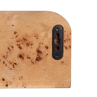 Burl Wood Floating Shelf