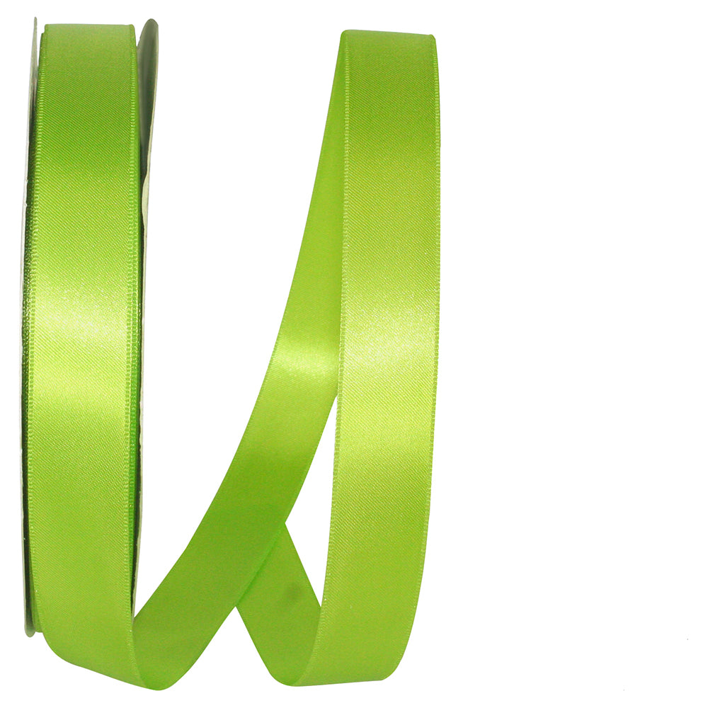 Apple 7 8 Inch Double Face Satin Allure Ribbon Dfs for Wreaths & Bows