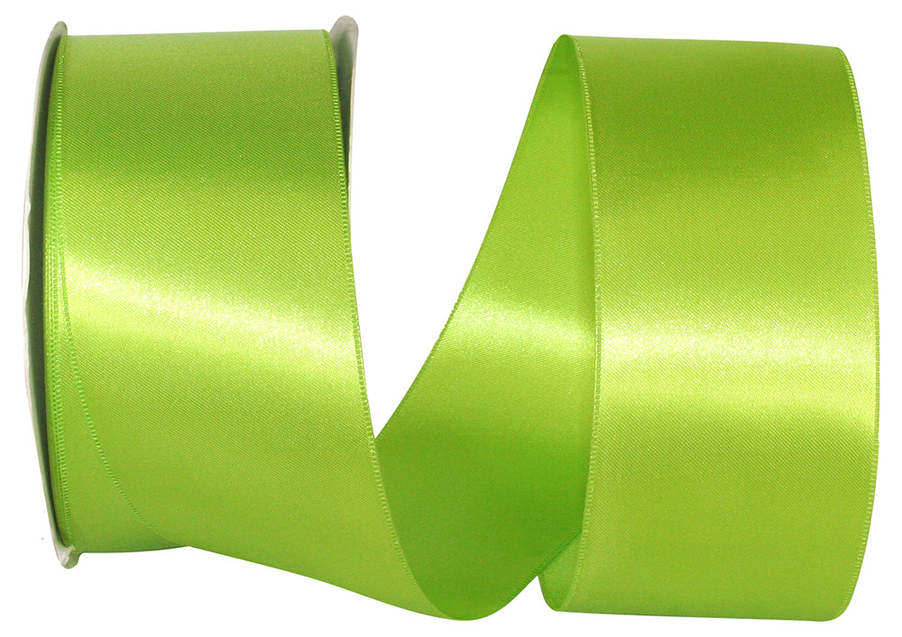 Apple 2-1 4 Inch Double Face Satin Allure Ribbon Dfs for Wreaths & Bows