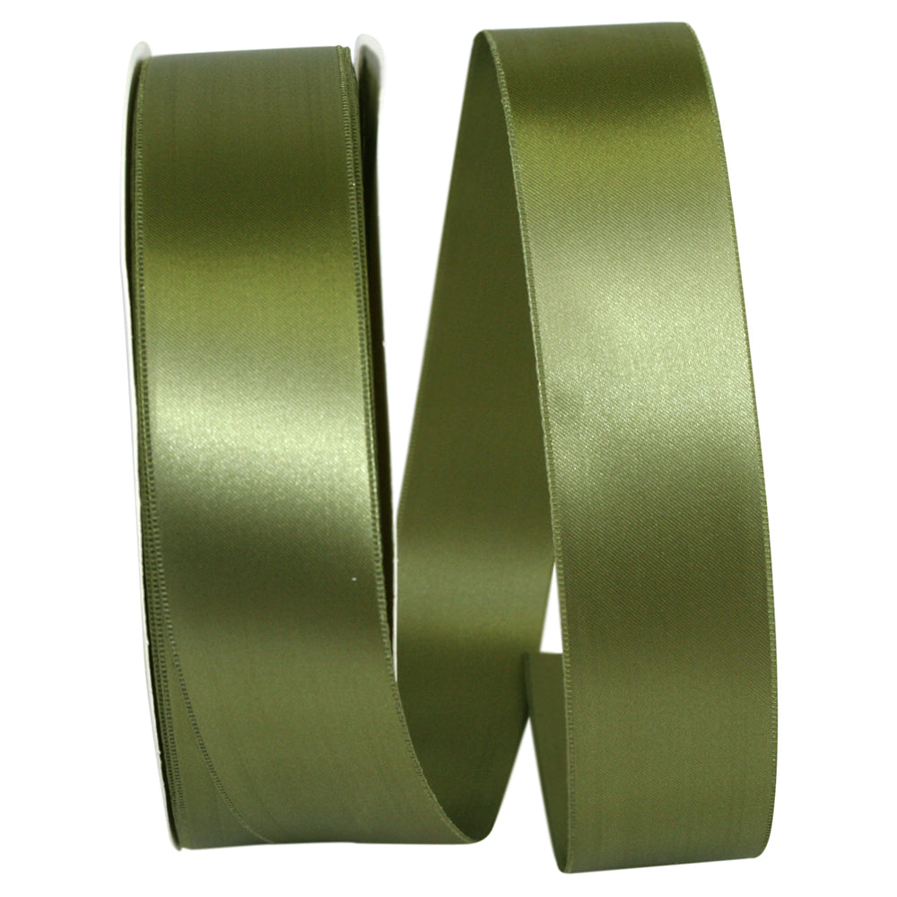 Moss 1-1 2 Inch Double Face Satin Allure Ribbon Dfs for Wreaths & Bows