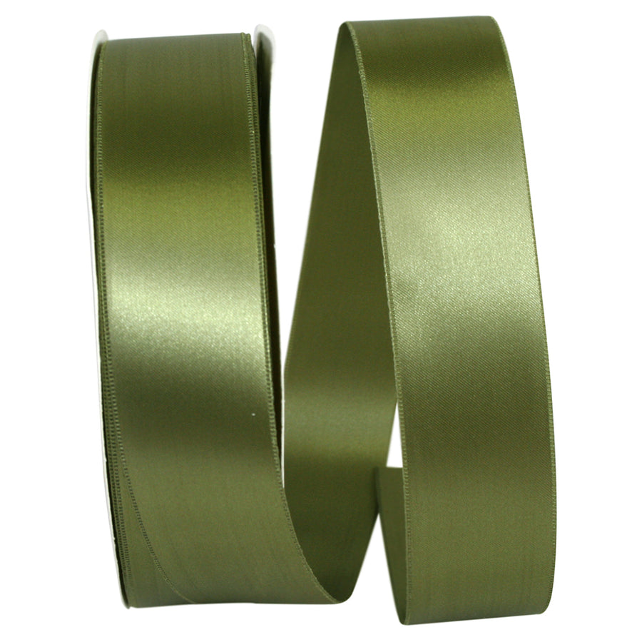 Moss 1-1 2 Inch Double Face Satin Allure Ribbon Dfs for Wreaths & Bows