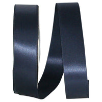 Navy 1-1 2 Inch Double Face Satin Allure Ribbon Dfs for Wreaths & Bows