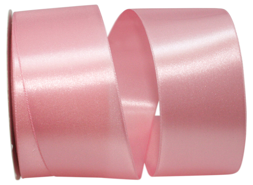 Pink 2-1 4 Inch Double Face Satin Allure Ribbon Dfs for Wreaths & Bows