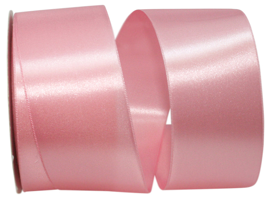 Pink 2-1 4 Inch Double Face Satin Allure Ribbon Dfs for Wreaths & Bows