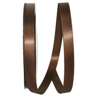Brown 5 8 Inch Double Face Satin Allure Ribbon Dfs for Wreaths & Bows