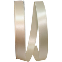 Ivory 7 8 Inch Double Face Satin Allure Ribbon Dfs for Wreaths & Bows