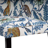 Monkey Bean Bench Linen Tanzanite