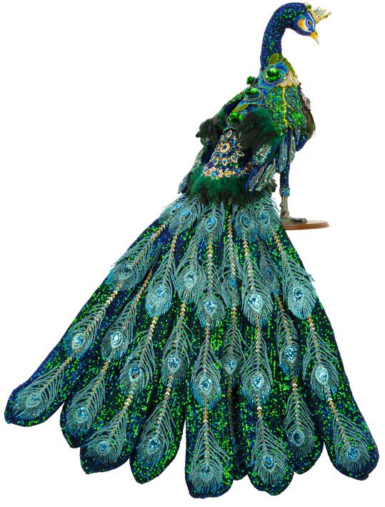Jeweled Peacock - 57 x 28  Inches