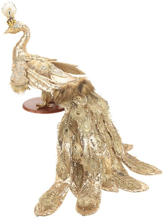 Gold Peacock - 28 Inches