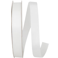 White 7 8 Inch Dyna Satin Ribbon for Wreaths & Bows