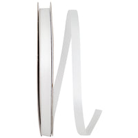 White 3 8 Inch Dyna Satin Ribbon for Wreaths & Bows