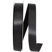 Black 7 8 Inch Dyna Satin Ribbon for Wreaths & Bows
