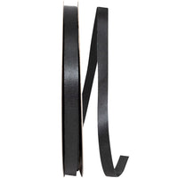 Black 3 8 Inch Dyna Satin Ribbon for Wreaths & Bows