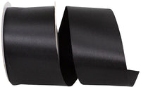 Black 2-1 2 Inch Dyna Satin Ribbon for Wreaths & Bows