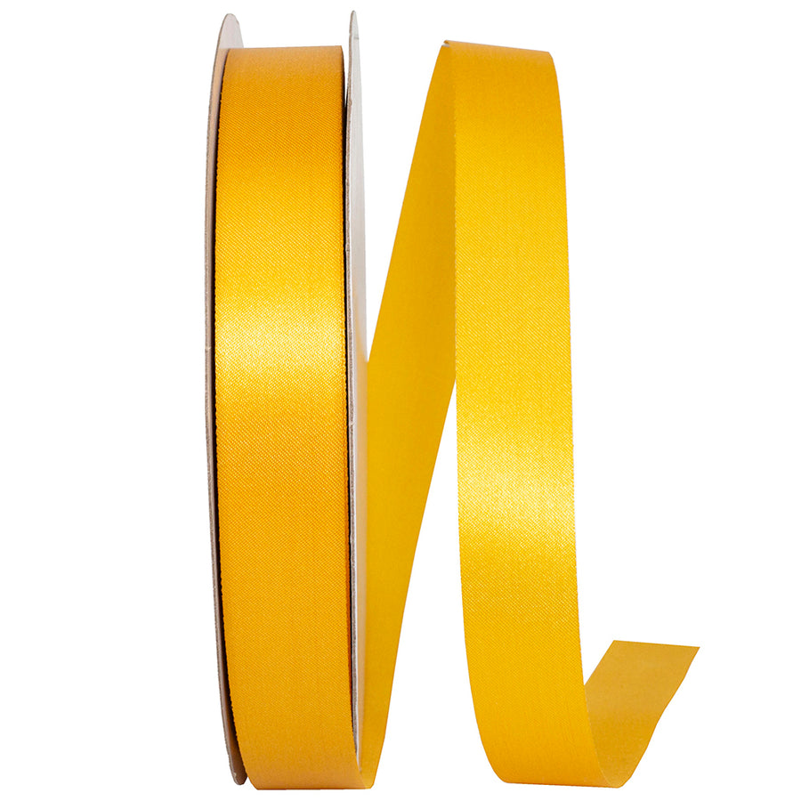 Gold 7 8 Inch Dyna Satin Ribbon for Wreaths & Bows