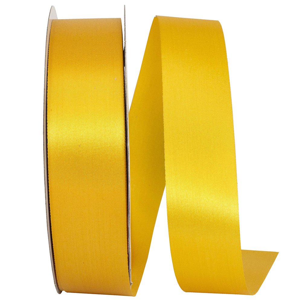 Gold 1-3 8 Inch Dyna Satin Ribbon for Wreaths & Bows