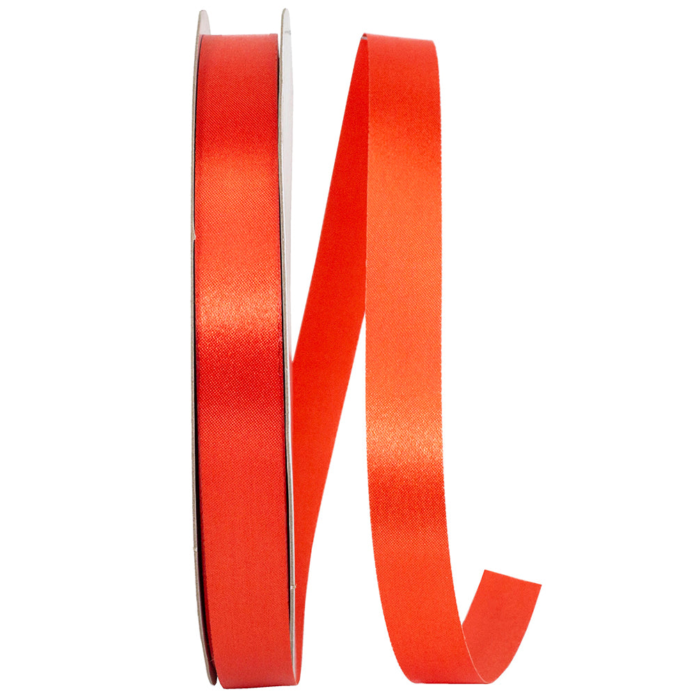 Rust 5 8 Inch Dyna Satin Ribbon for Wreaths & Bows