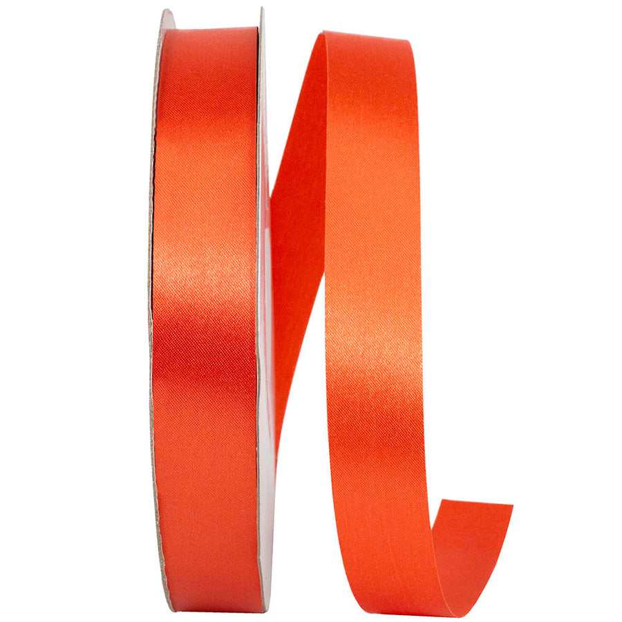Rust 7 8 Inch Dyna Satin Ribbon for Wreaths & Bows