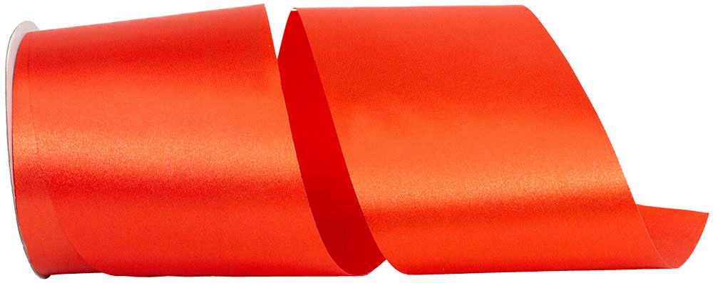 Rust 4 Inch Dyna Satin Ribbon for Wreaths & Bows