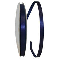 Navy 3 8 Inch Dyna Satin Ribbon for Wreaths & Bows