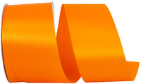 Orange 2-1 2 Inch Dyna Satin Ribbon for Wreaths & Bows