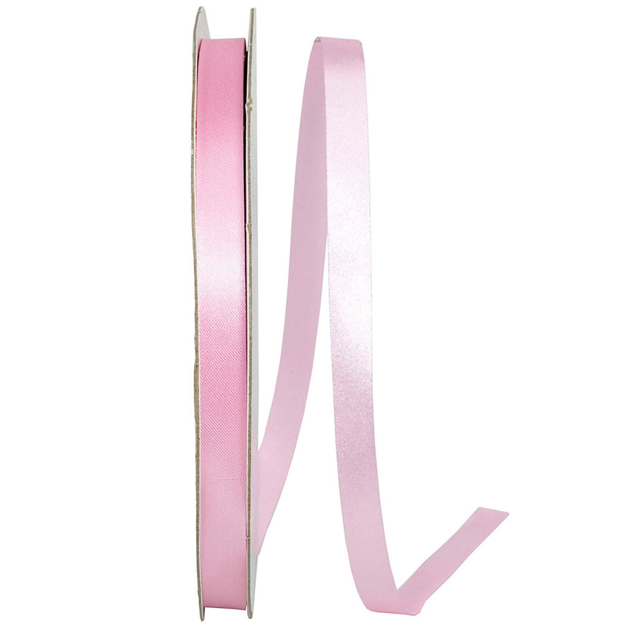 Pink 3 8 Inch Dyna Satin Ribbon for Wreaths & Bows