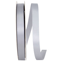 Silver 5 8 Inch Dyna Satin Ribbon for Wreaths & Bows